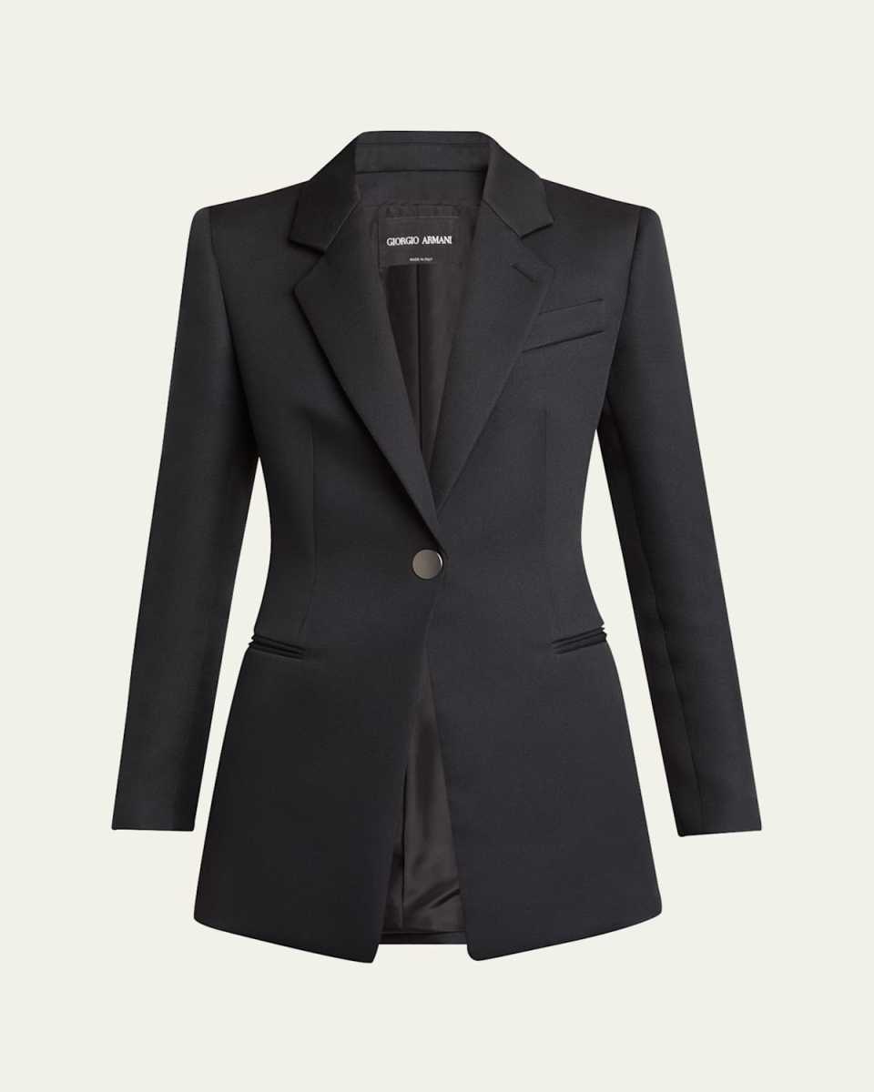 Techno Scuba One-Button Blazer